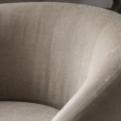 Gallery Direct Curvo Armchair in Cream