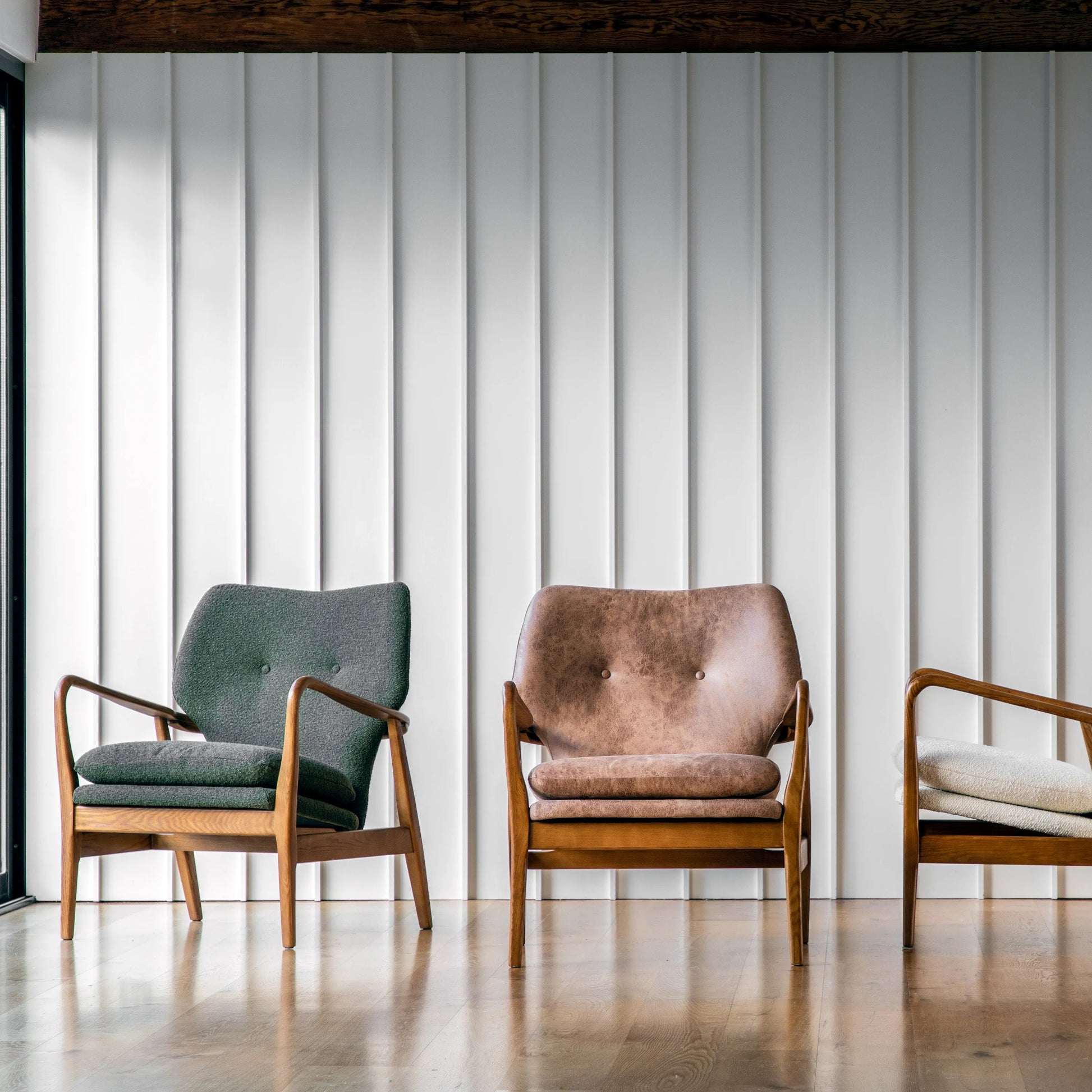 Gallery Direct Jensen Armchair in Green