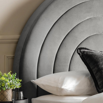 Gallery Direct Arch Kingsize Bed in Elephant