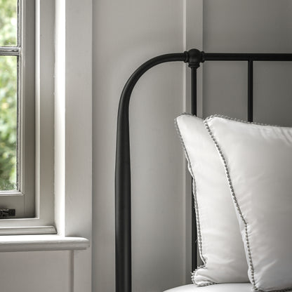 Gallery Direct Loughton Single Bedstead in Black