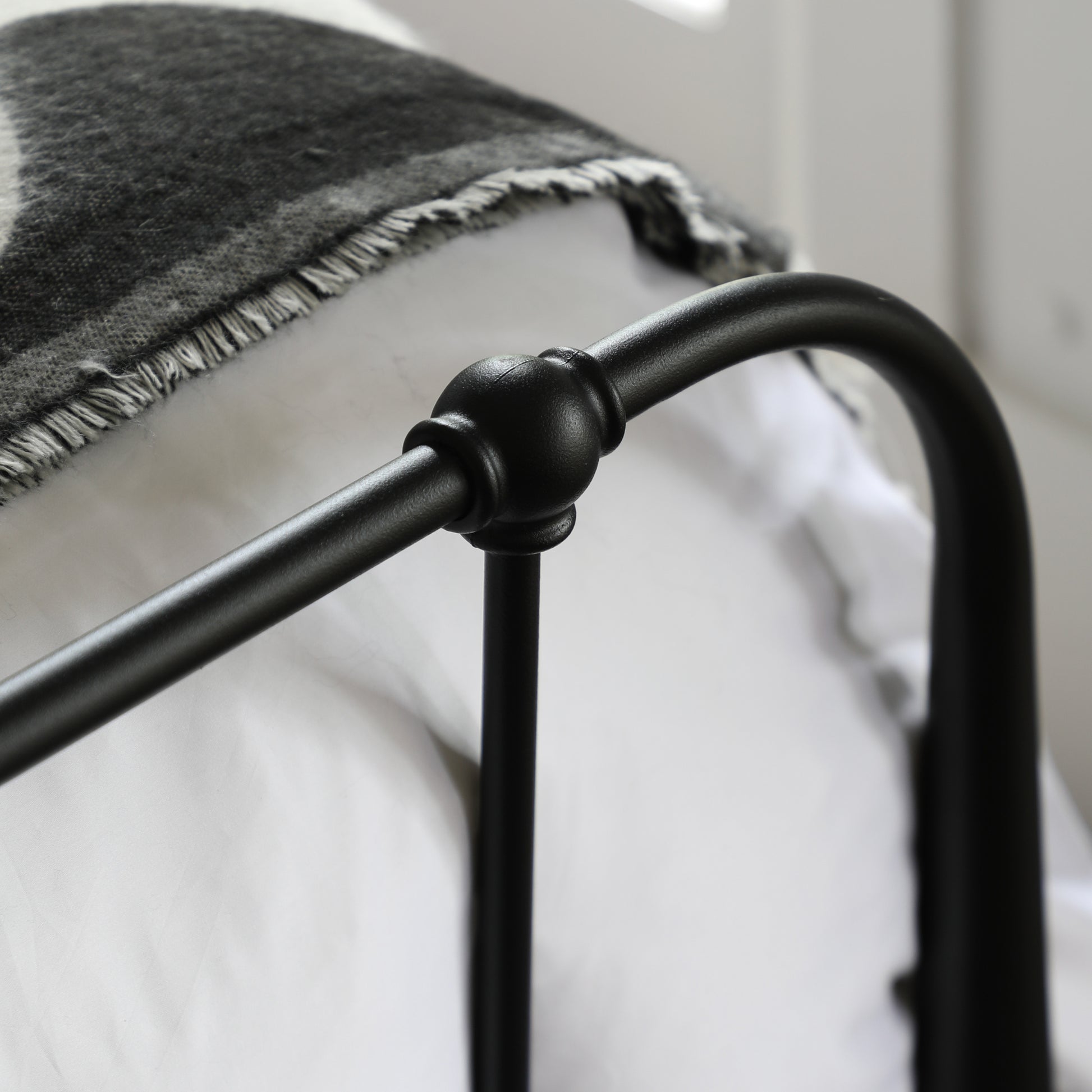 Gallery Direct Loughton Double Bedstead in Black