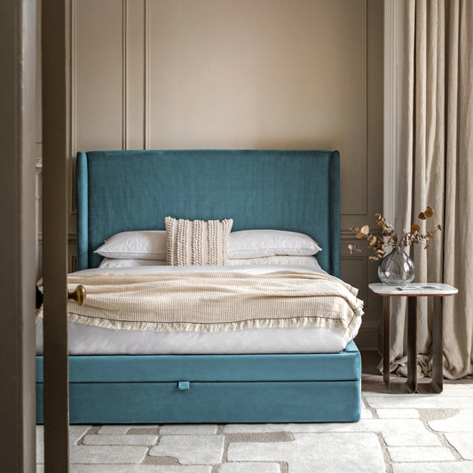 Gallery Direct Halstead Kingsize Bed in Atlantic