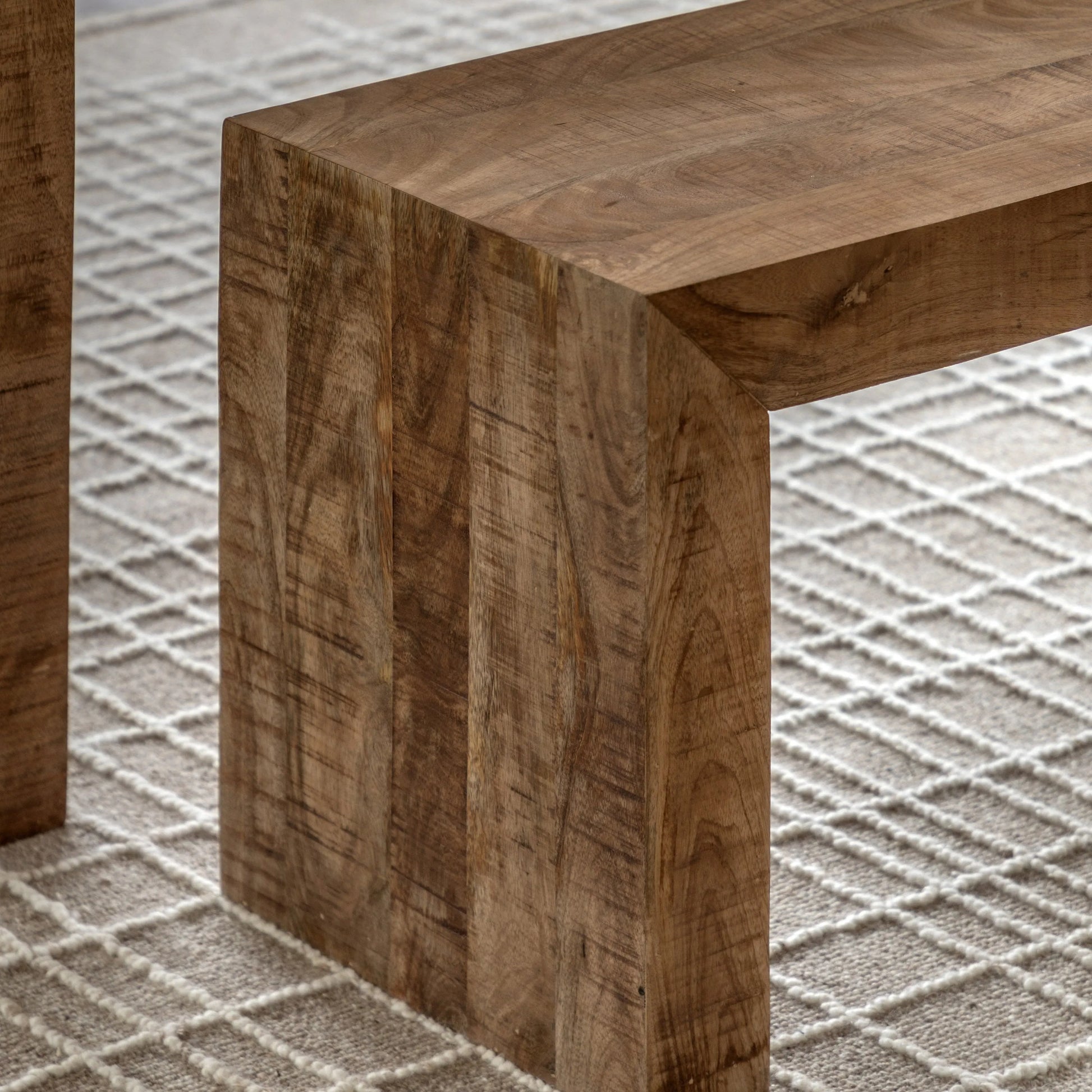 Gallery Direct Iowa Dining Bench Natural