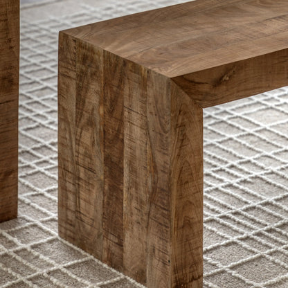 Gallery Direct Iowa Dining Bench Natural