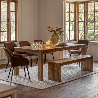 Gallery Direct Iowa Dining Bench Natural