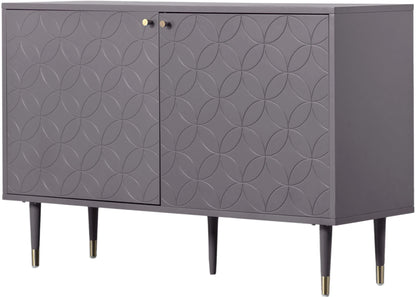 Gallery Direct Holbrook 2 Door Cabinet Grey