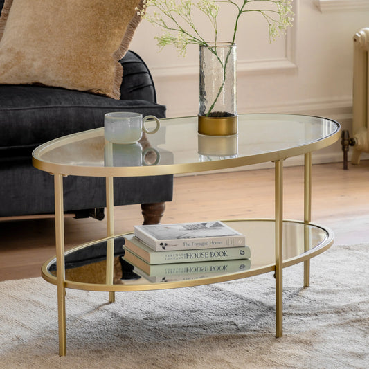 Gallery Direct Hudson Coffee Table Champagne