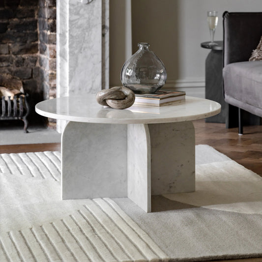 Gallery Direct Amalfi Coffee Table in White