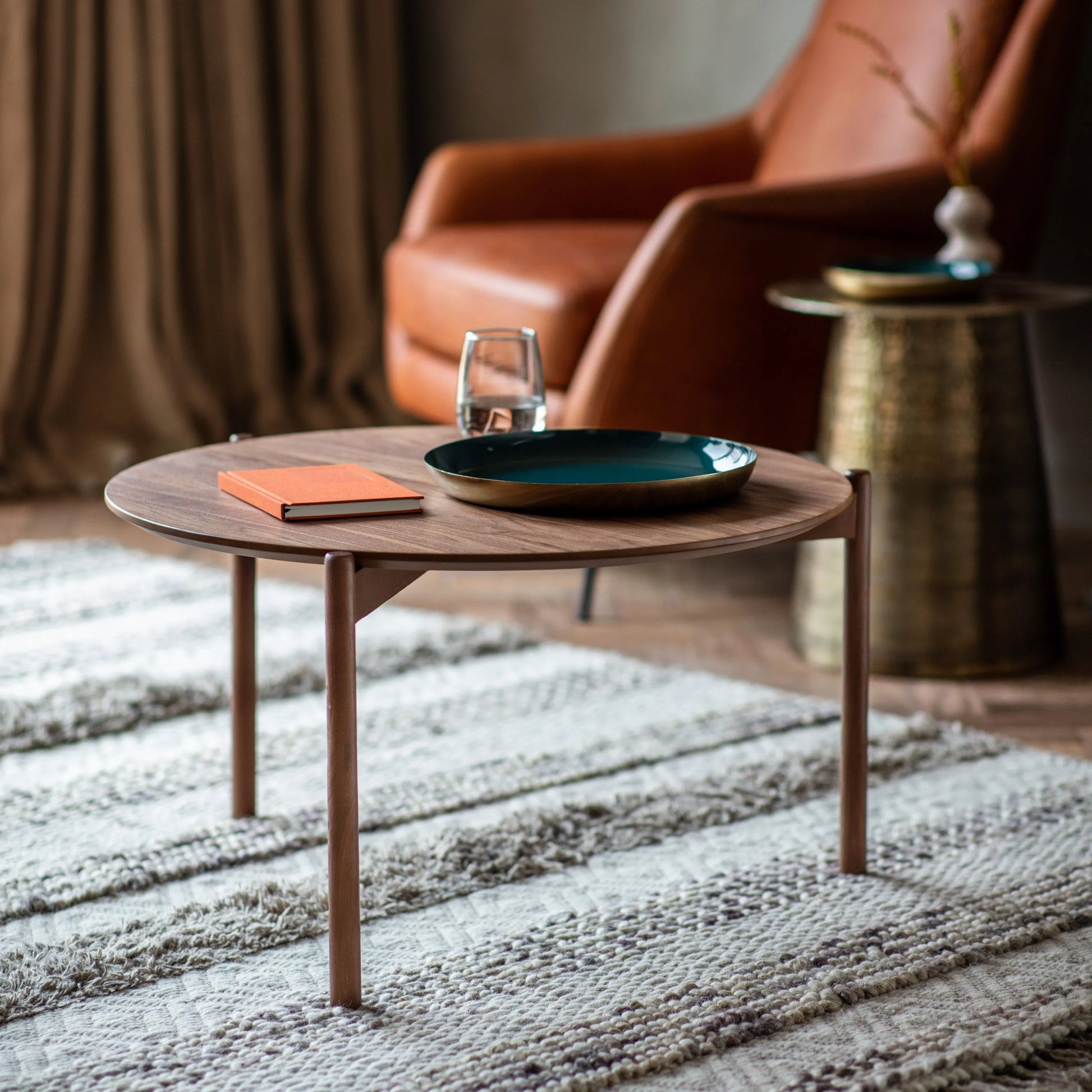 Gallery Direct Burley Coffee Table in Walnut