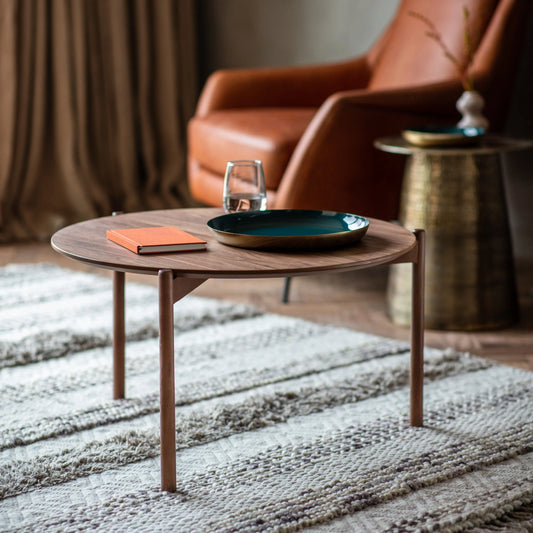 Gallery Direct Burley Coffee Table in Walnut