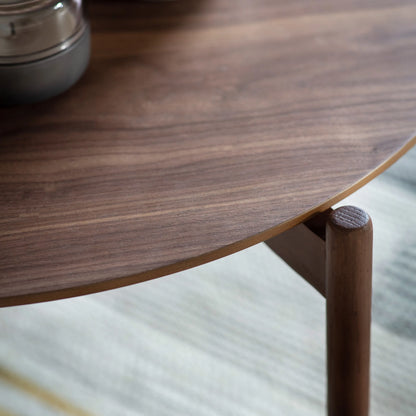 Gallery Direct Burley Coffee Table in Walnut