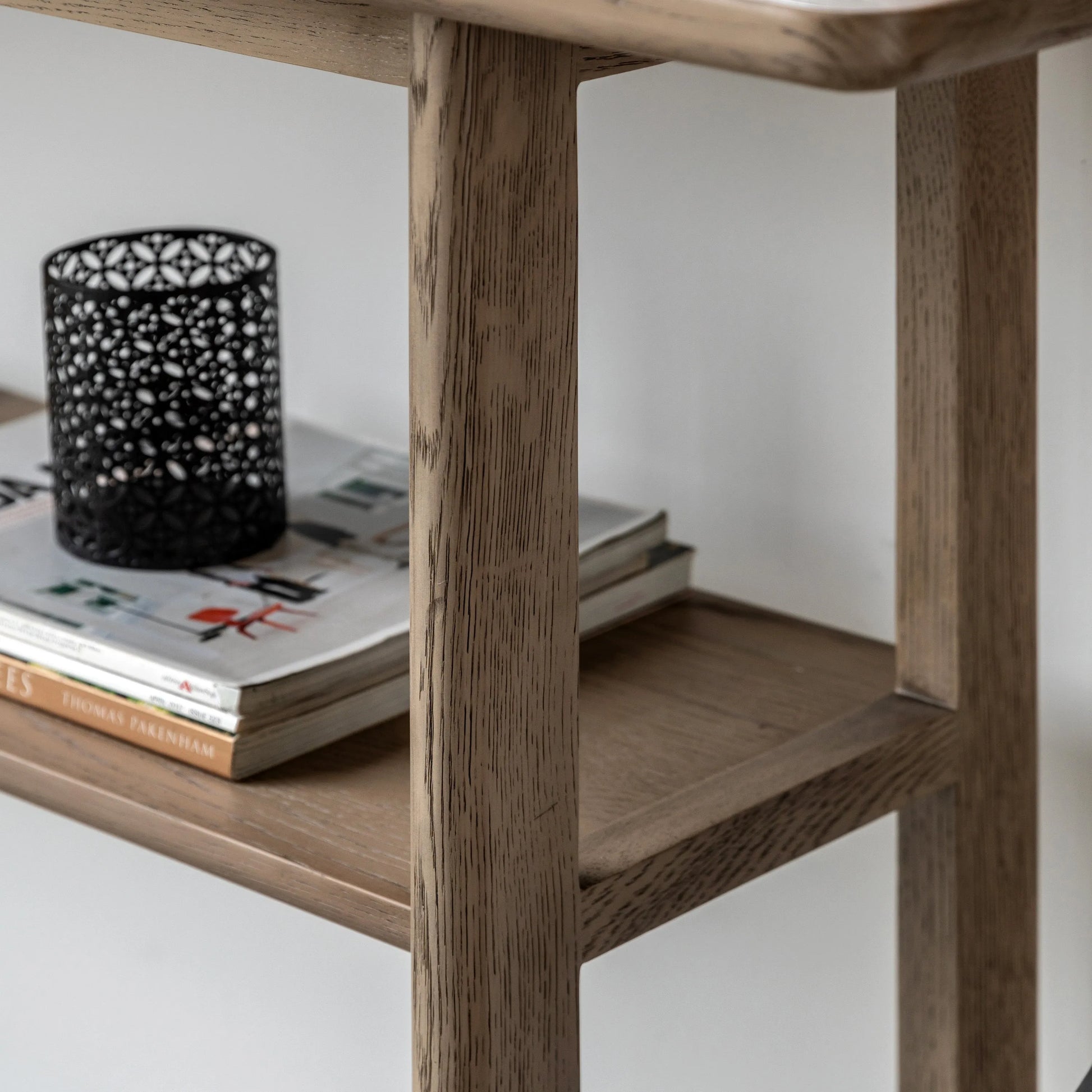 Gallery Direct Craft Console Table Smoked