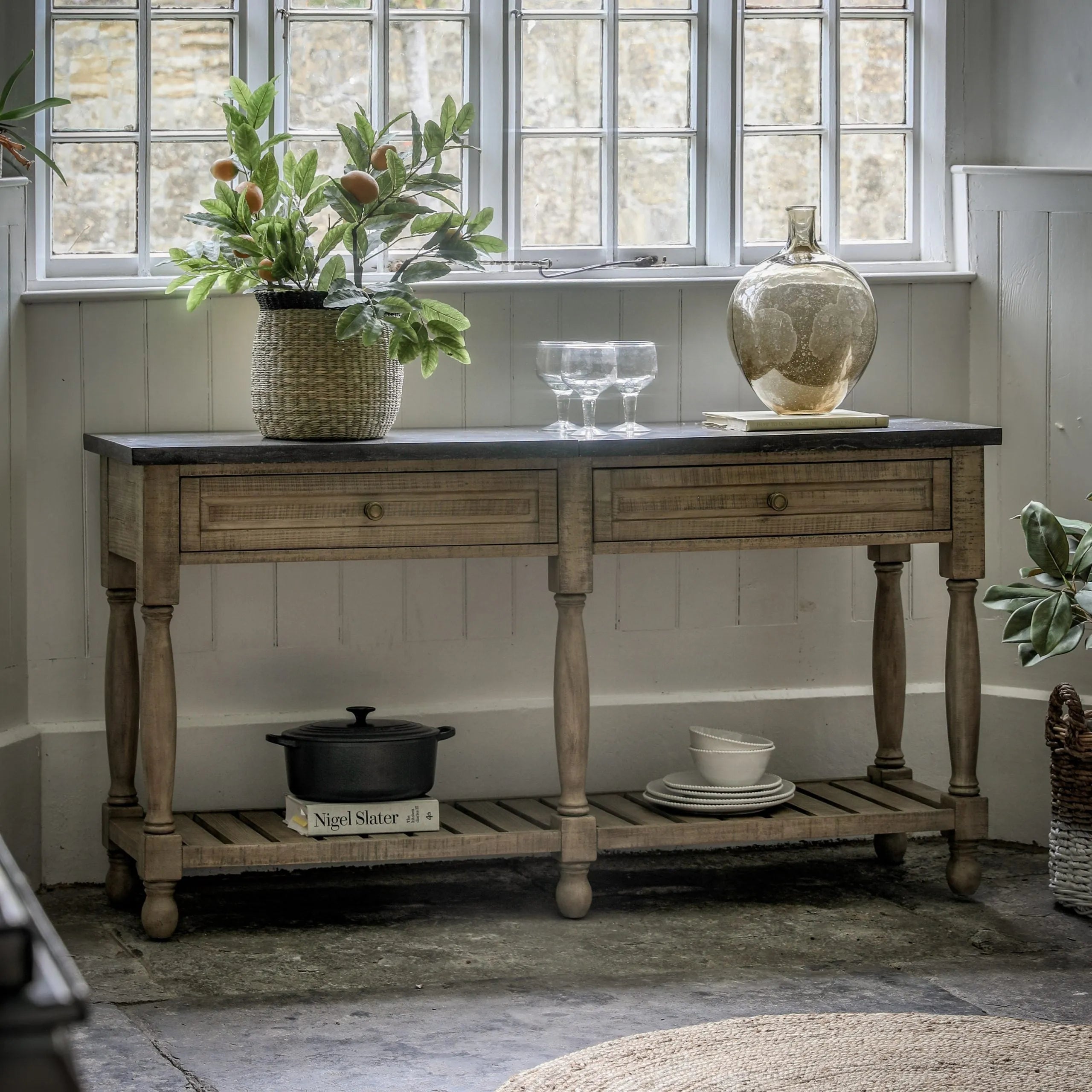 Gallery Direct Vancouver 2 Drawer Console