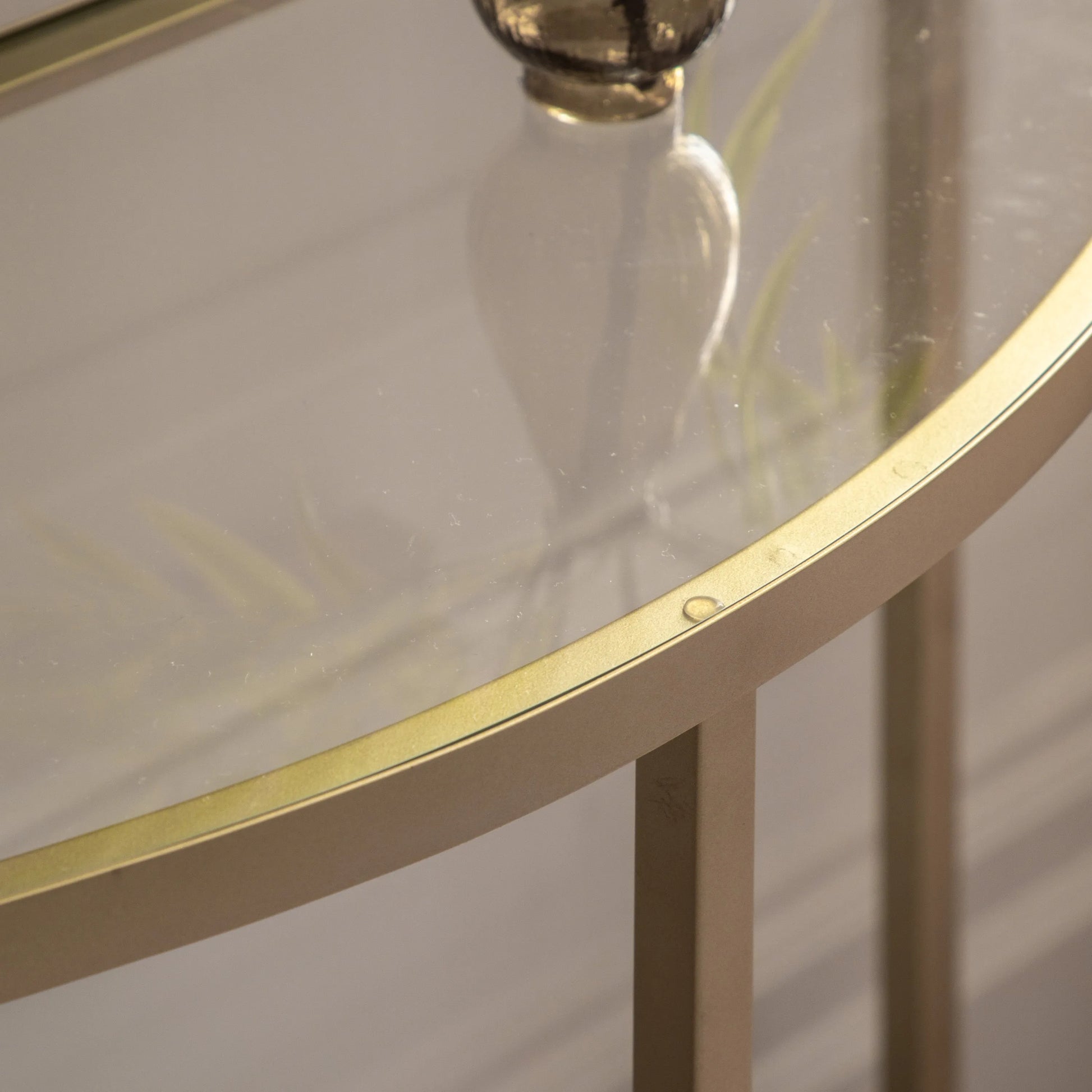 Gallery Direct Hudson Console Table Champagne