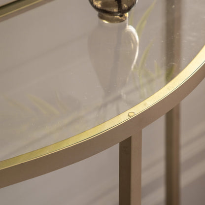 Gallery Direct Hudson Console Table Champagne
