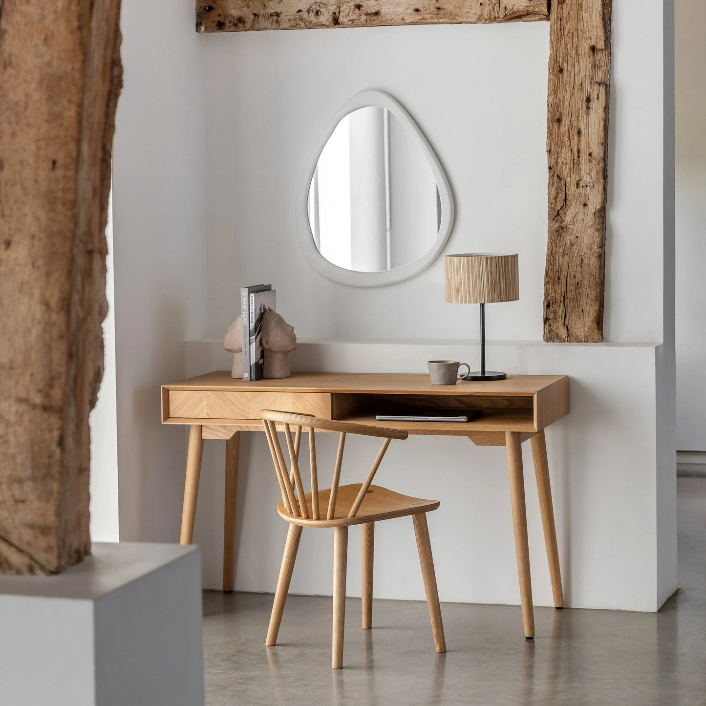 Gallery Direct Milano 1 Drawer Desk