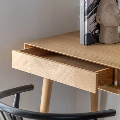 Gallery Direct Milano 1 Drawer Desk