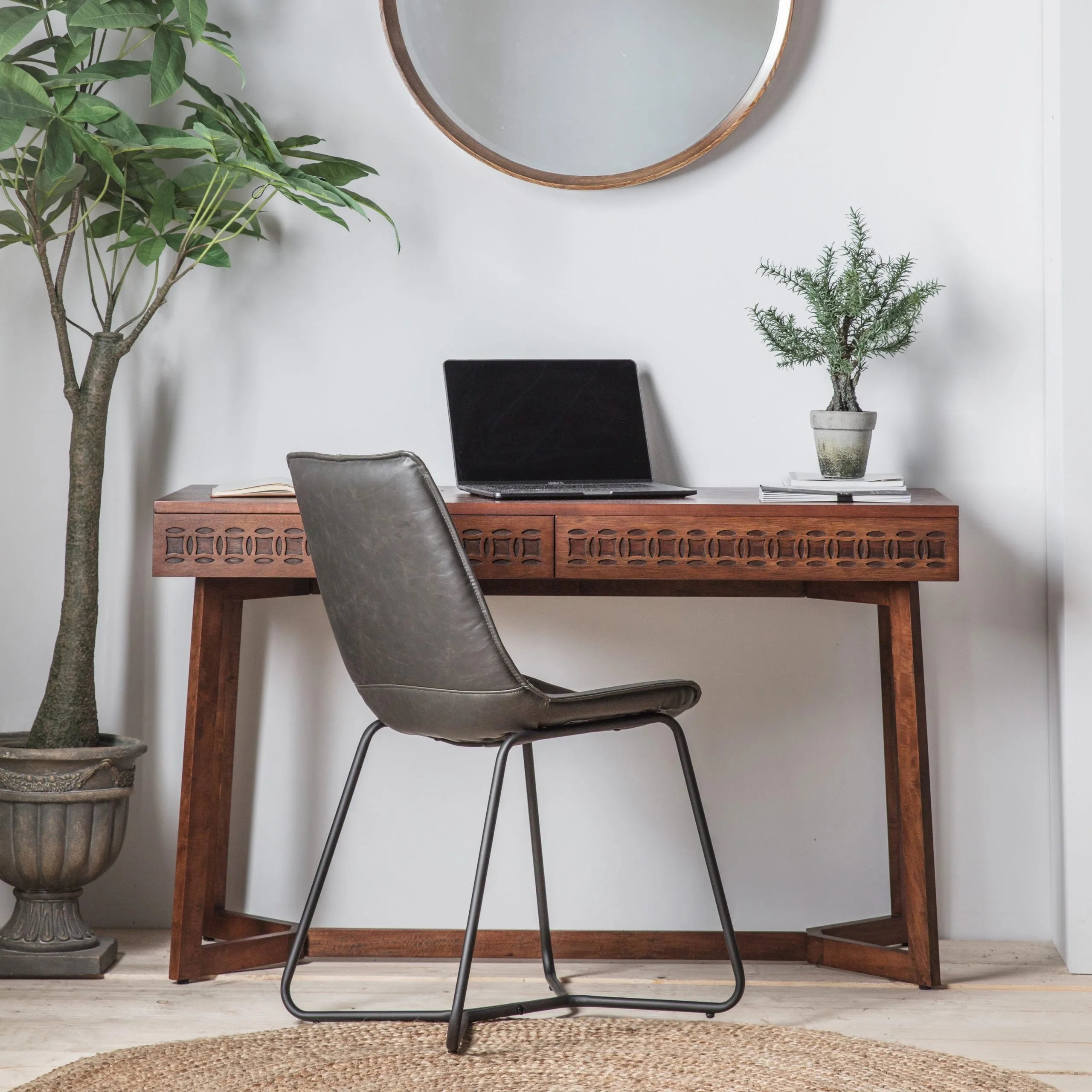 Gallery Direct Boho Retreat 2 Drawer Desk
