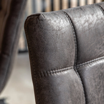 Gallery Direct Pair of Darwin Chairs in Grey