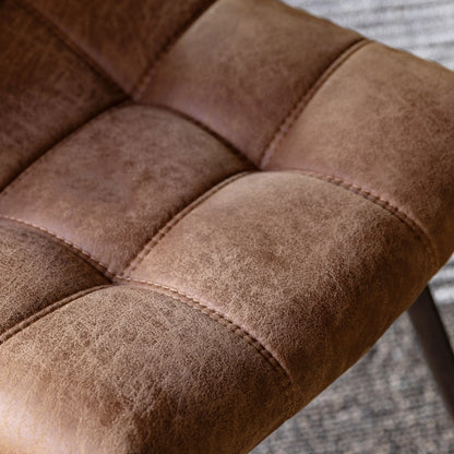 Gallery Direct Pair of Darwin Chairs in Brown