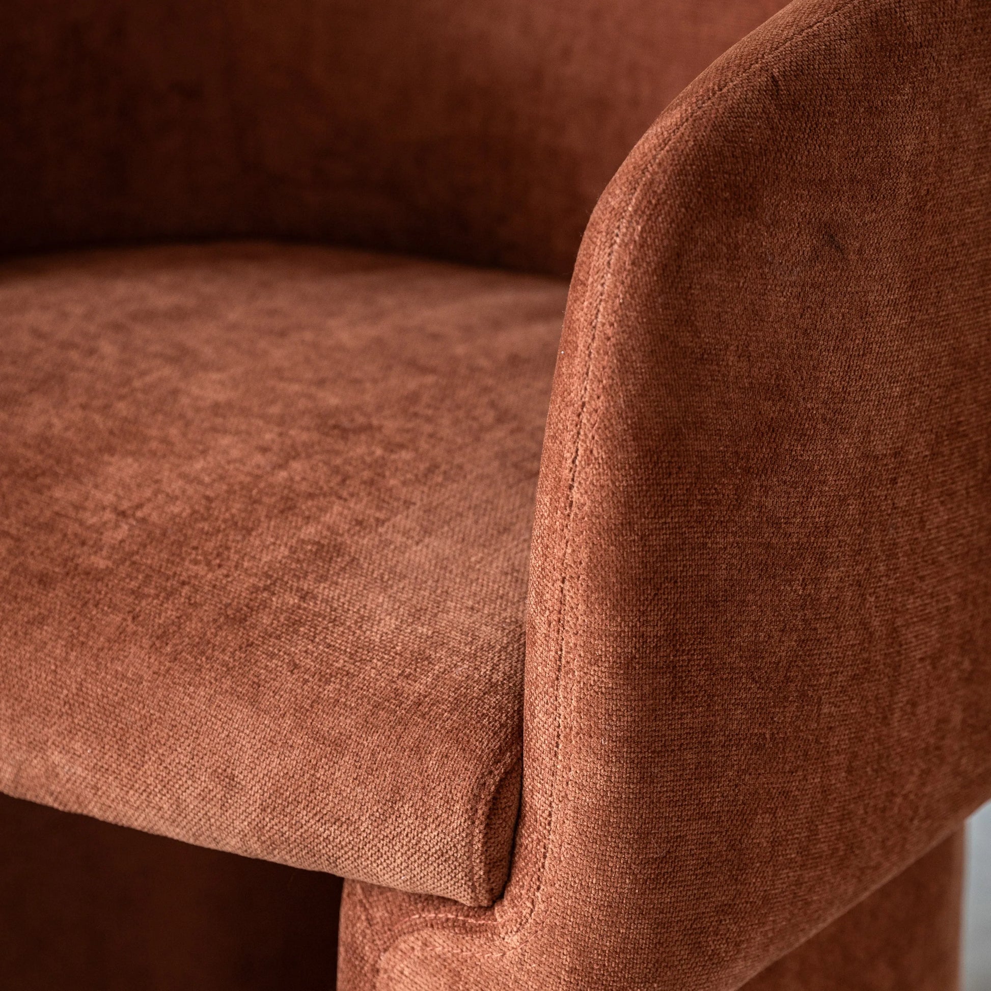 Gallery Direct Holm Dining Chair in Rust