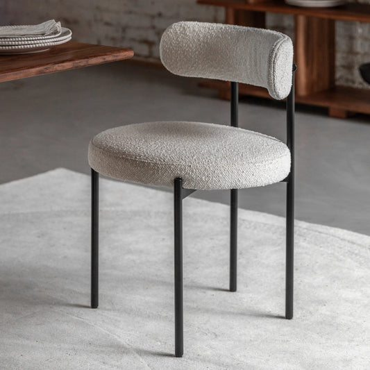 Gallery Direct Aveley Pair of Dining Chairs in Vanilla