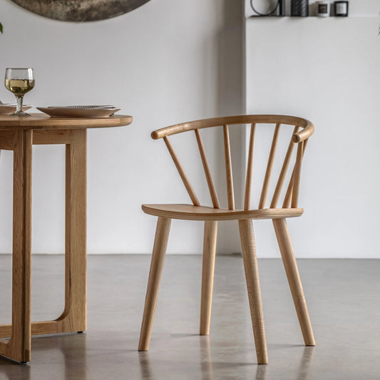 Gallery Direct Craft Pair of Dining Chairs in Natural