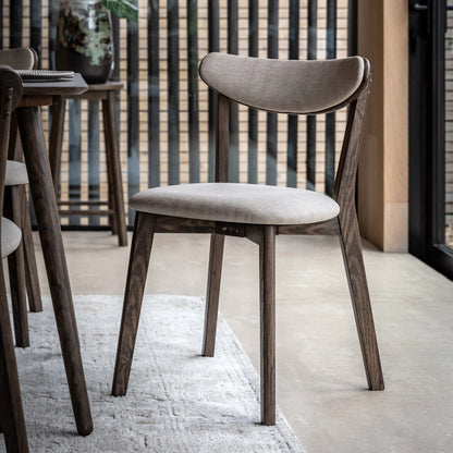 Gallery Direct Hatfield Pair of Dining Chairs Smoked