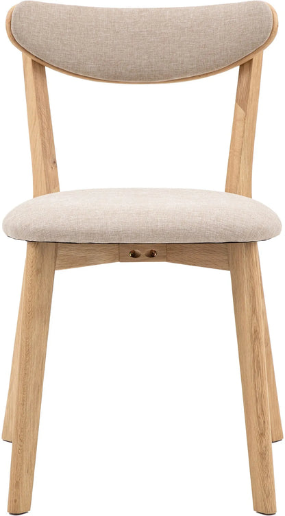 Gallery Direct Hatfield Pair of Dining Chairs Natural