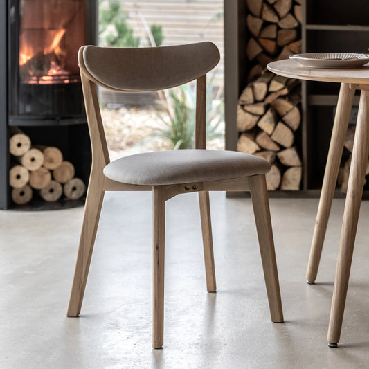 Gallery Direct Hatfield Pair of Dining Chairs Natural