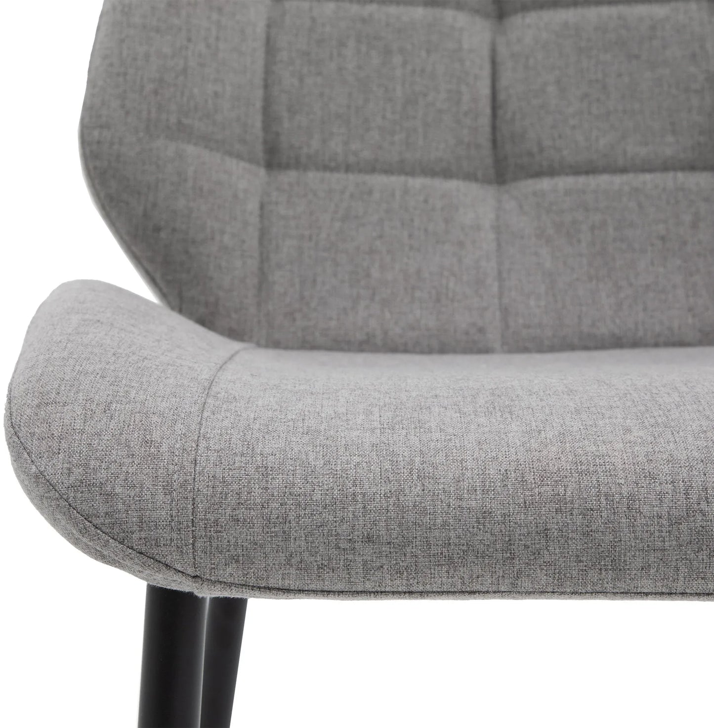 Gallery Direct Pair of Manford Dining Chairs in Light Grey
