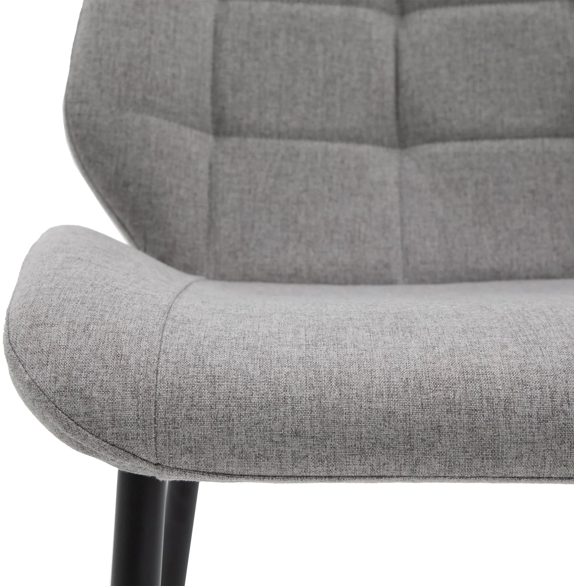 Gallery Direct Pair of Manford Dining Chairs in Light Grey