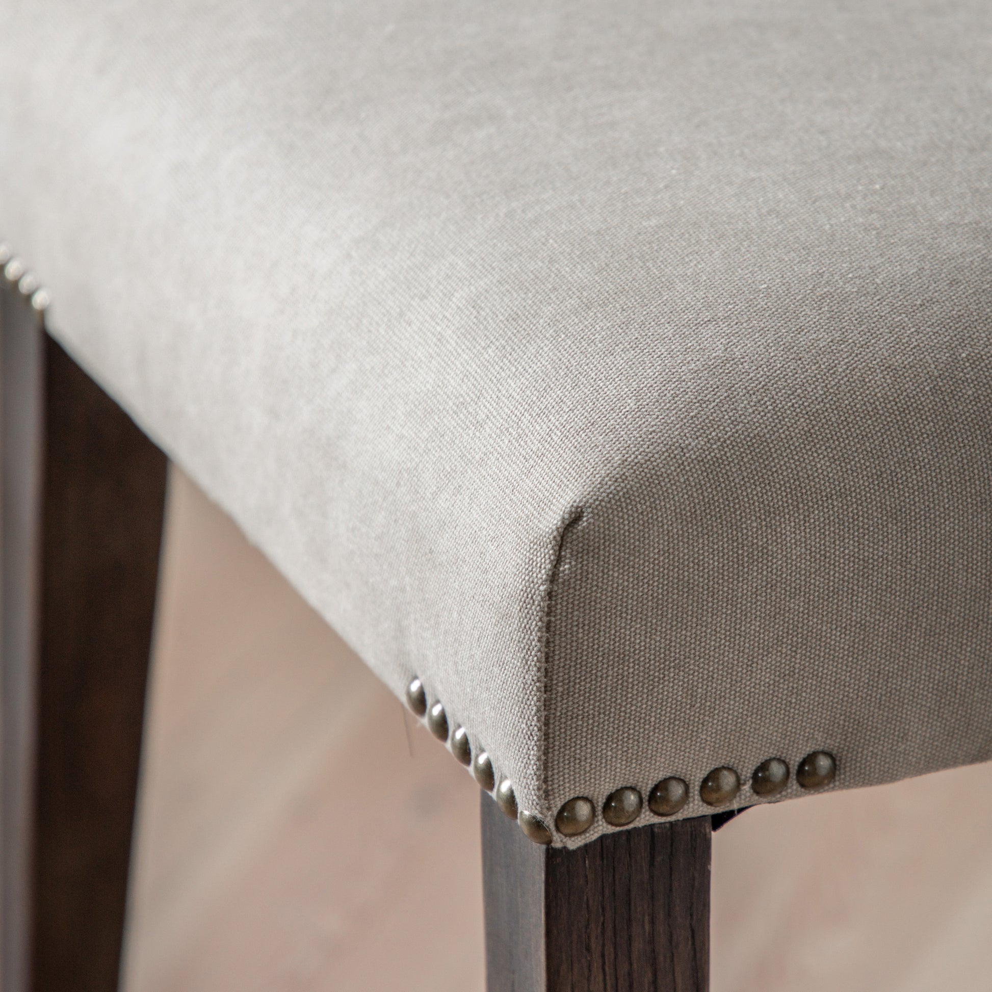 Gallery Direct Pair of Madison Dining Chairs in Cement Linen