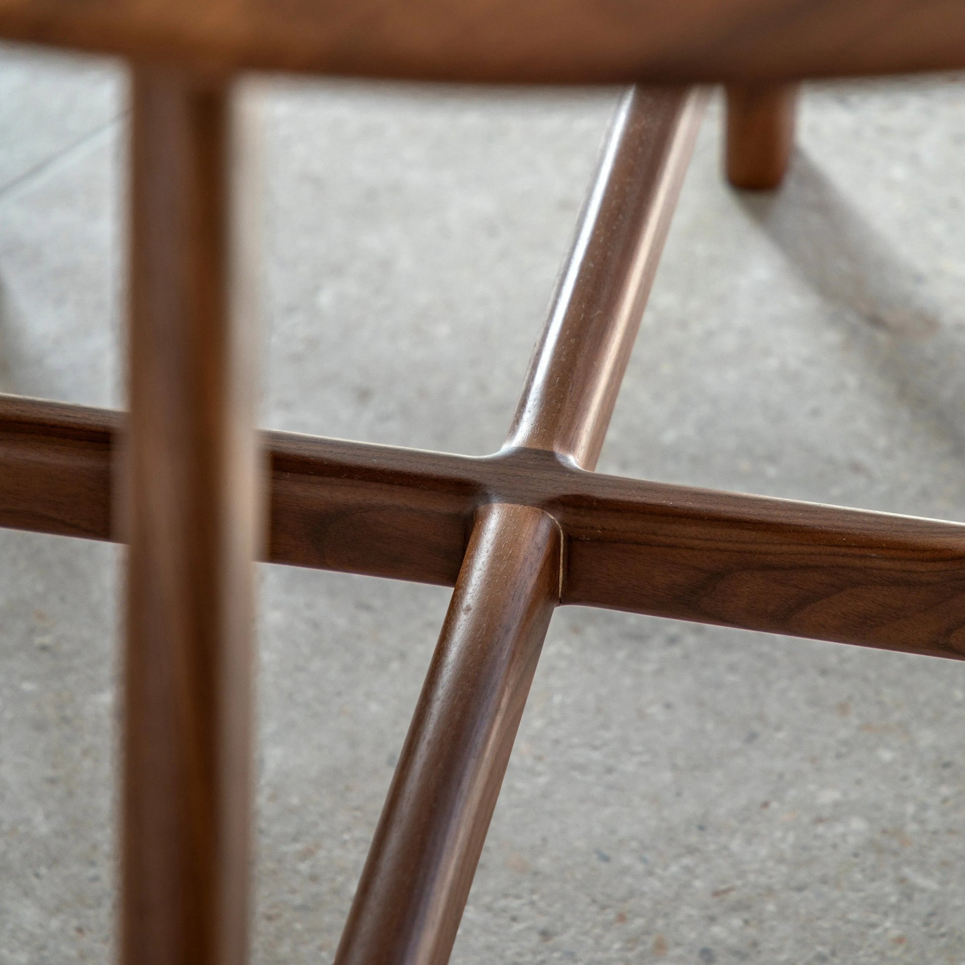 Gallery Direct Madrid Round Dining Table in Walnut