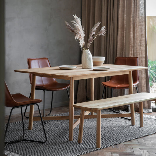 Gallery Direct Kingham Dining Table in Oak