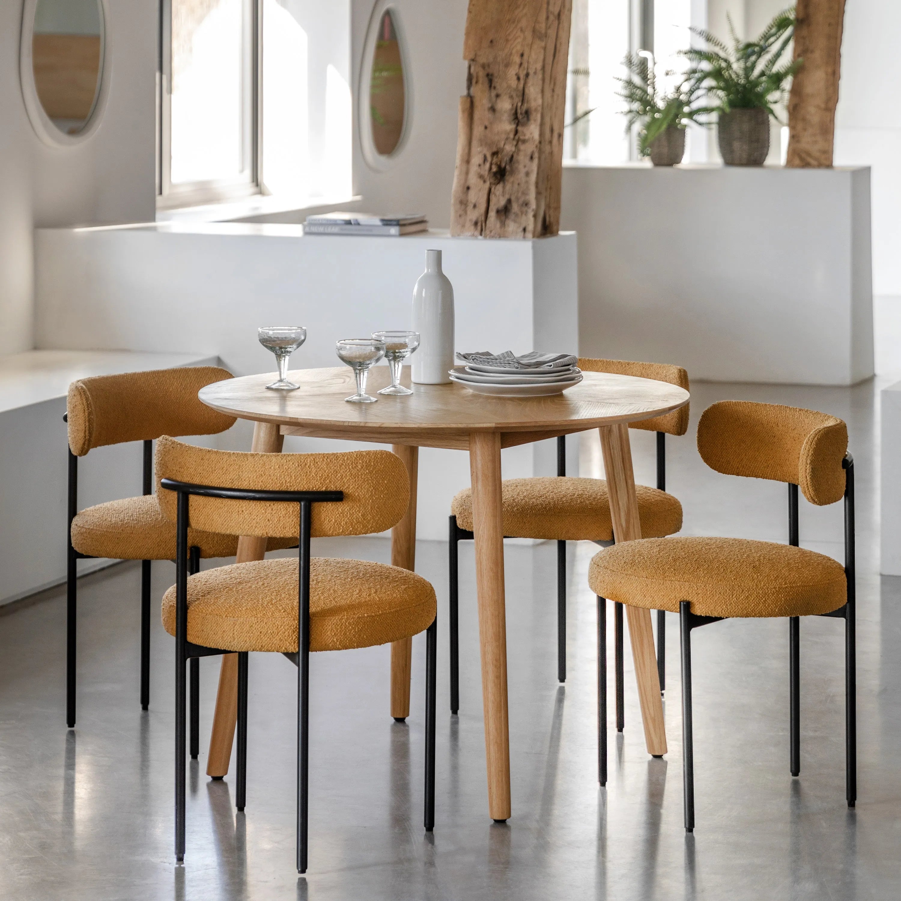 Gallery Direct Milano Round Dining Table