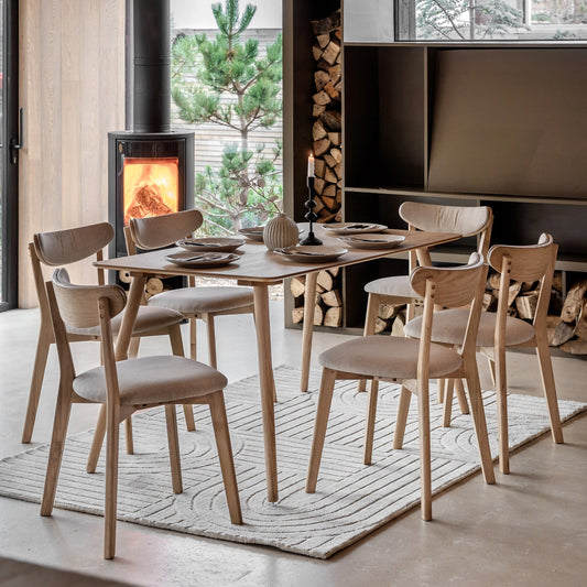 Gallery Direct Hatfield Large Dining Table Natural