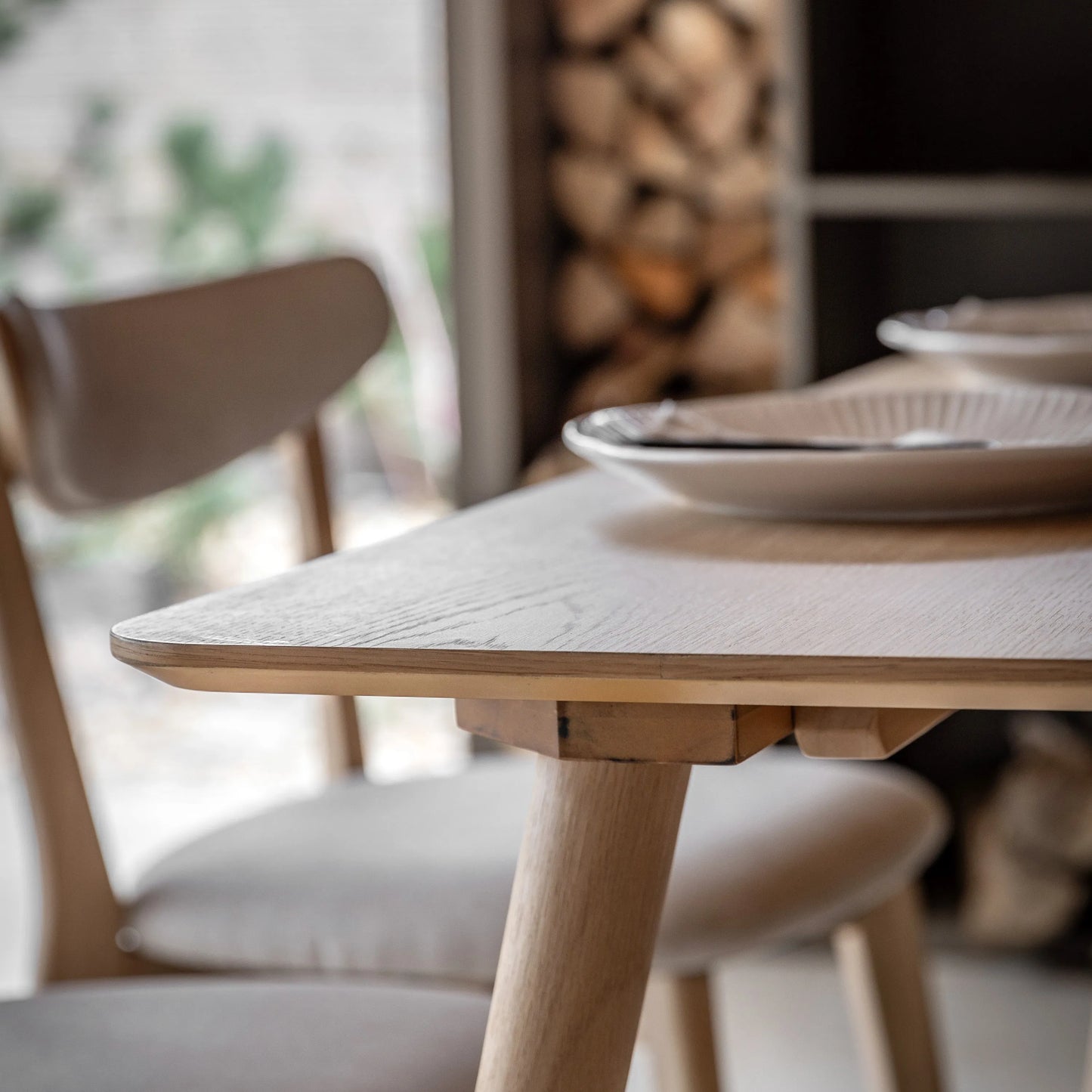 Gallery Direct Hatfield Large Dining Table Natural