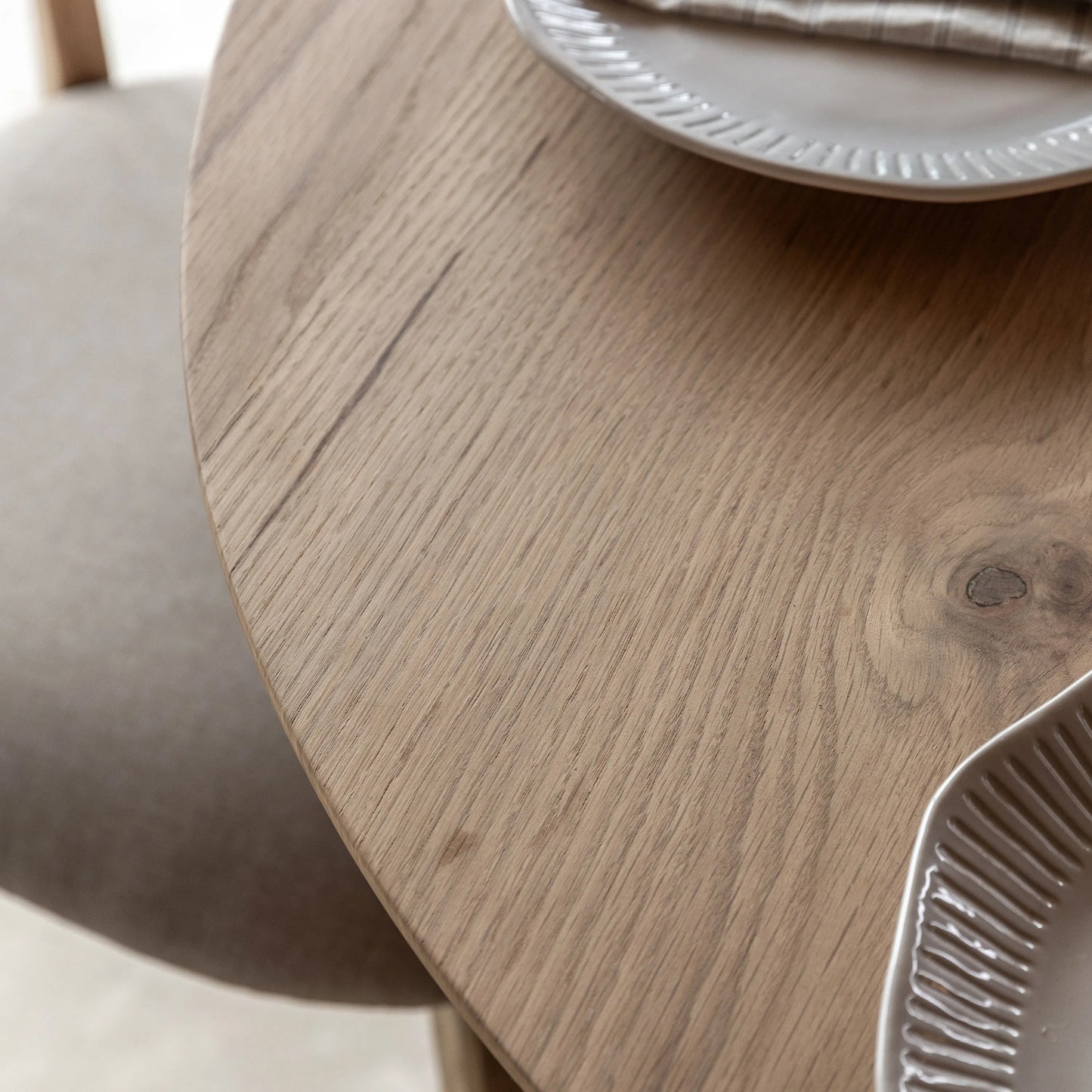 Gallery Direct Hatfield Round Dining Table Natural