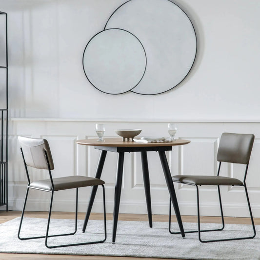 Gallery Direct Astley Round Dining Table Oak