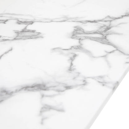 Gallery Direct Evans Dining Table White Effect