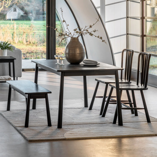 Gallery Direct Wycombe Dining Table Black