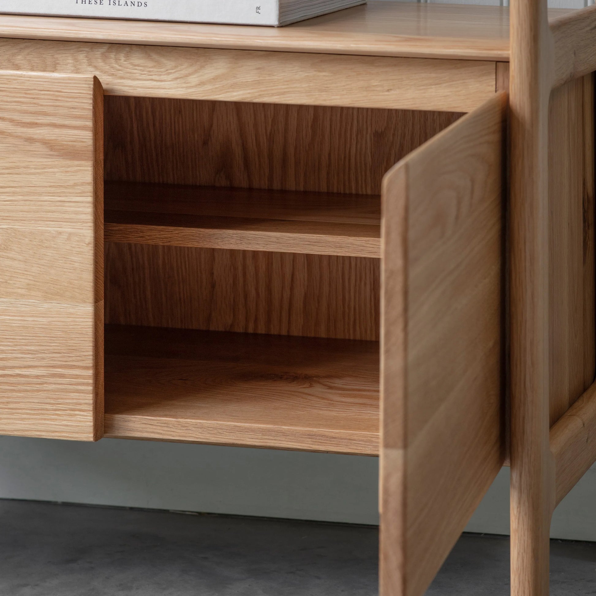Gallery Direct Madrid Open Display in Oak