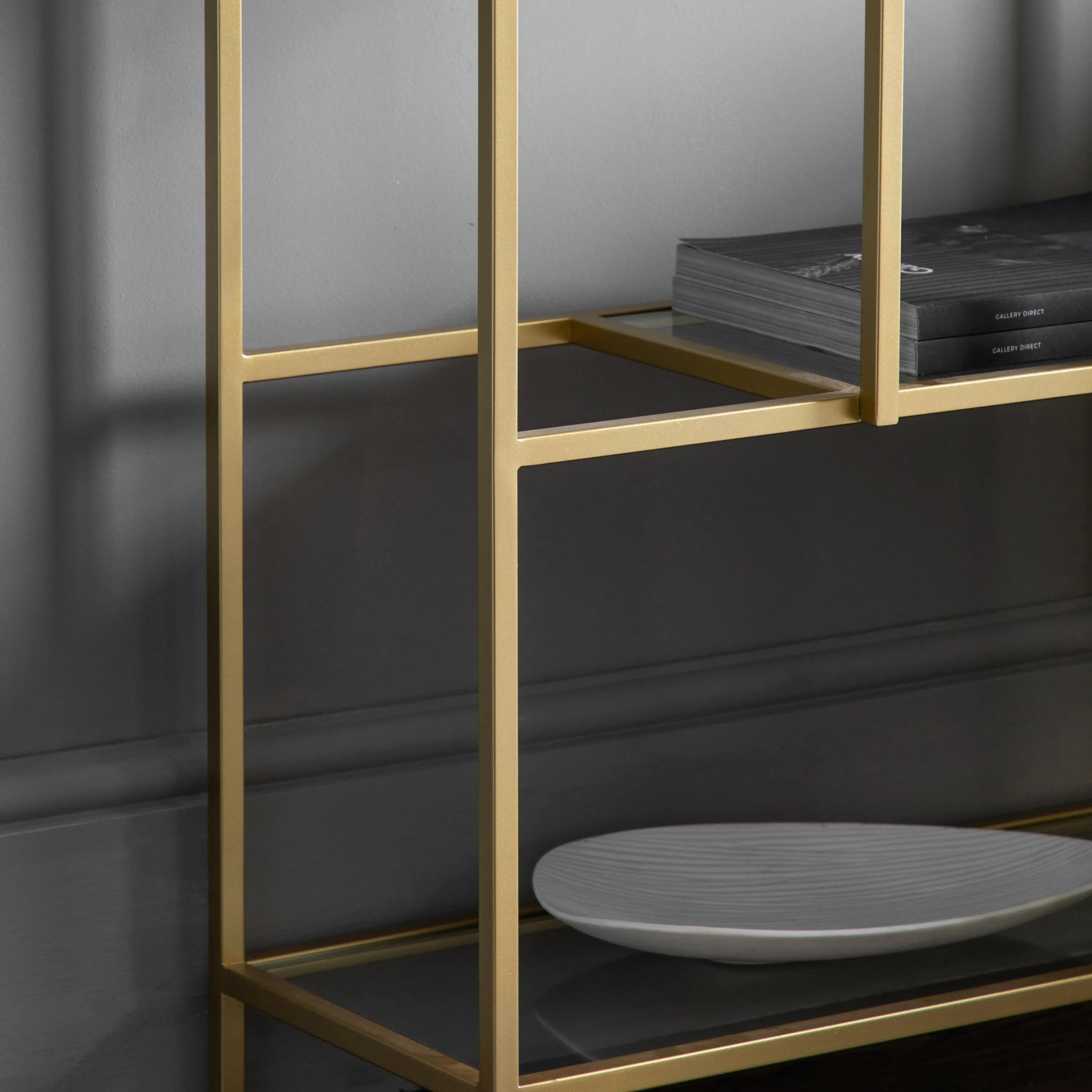 Gallery Direct Rothbury Display Unit Champagne