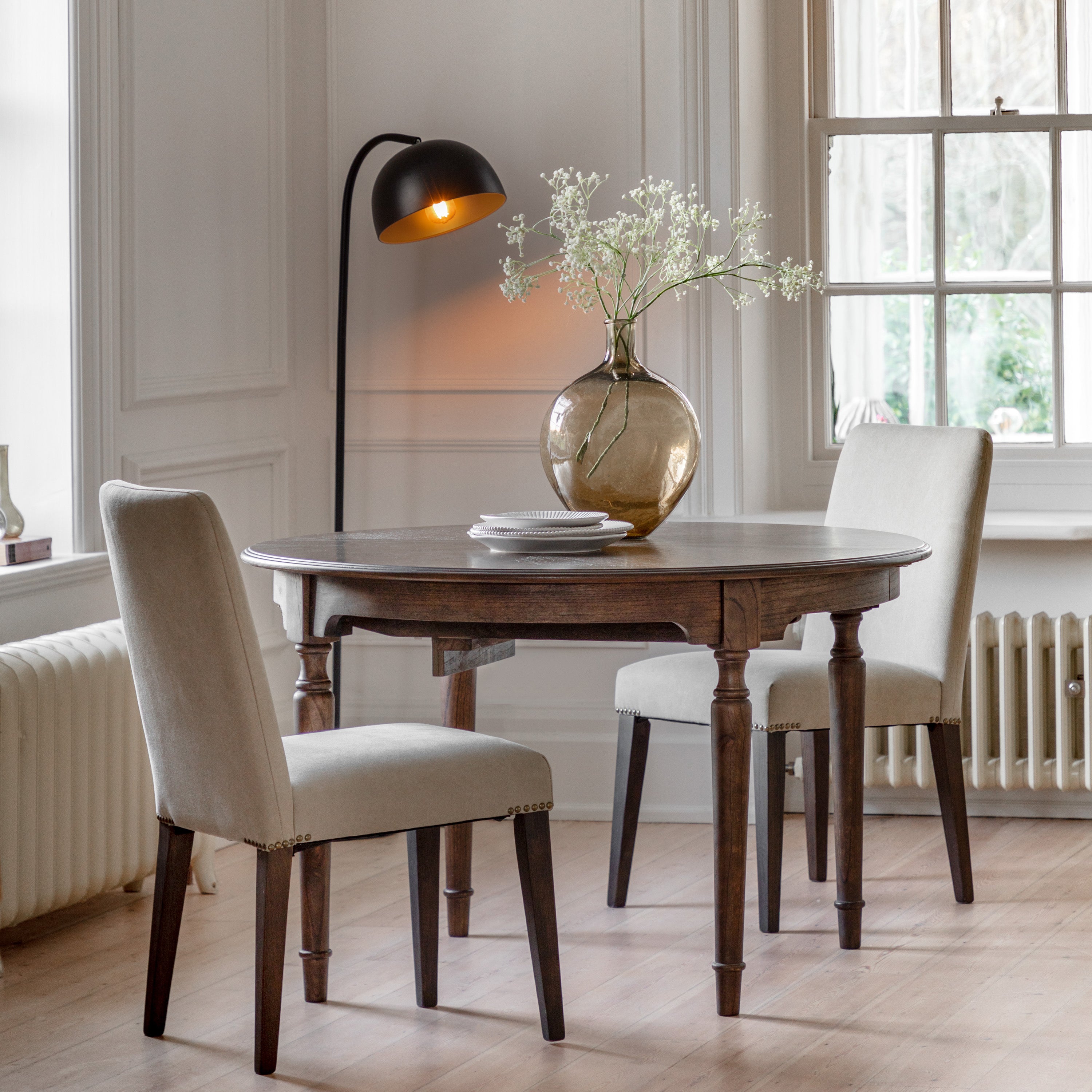 Gallery Direct Madison Extending Round Dining Table