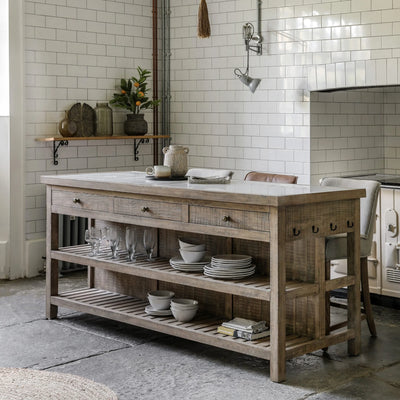 Gallery Direct Vancouver Kitchen Island (Large)
