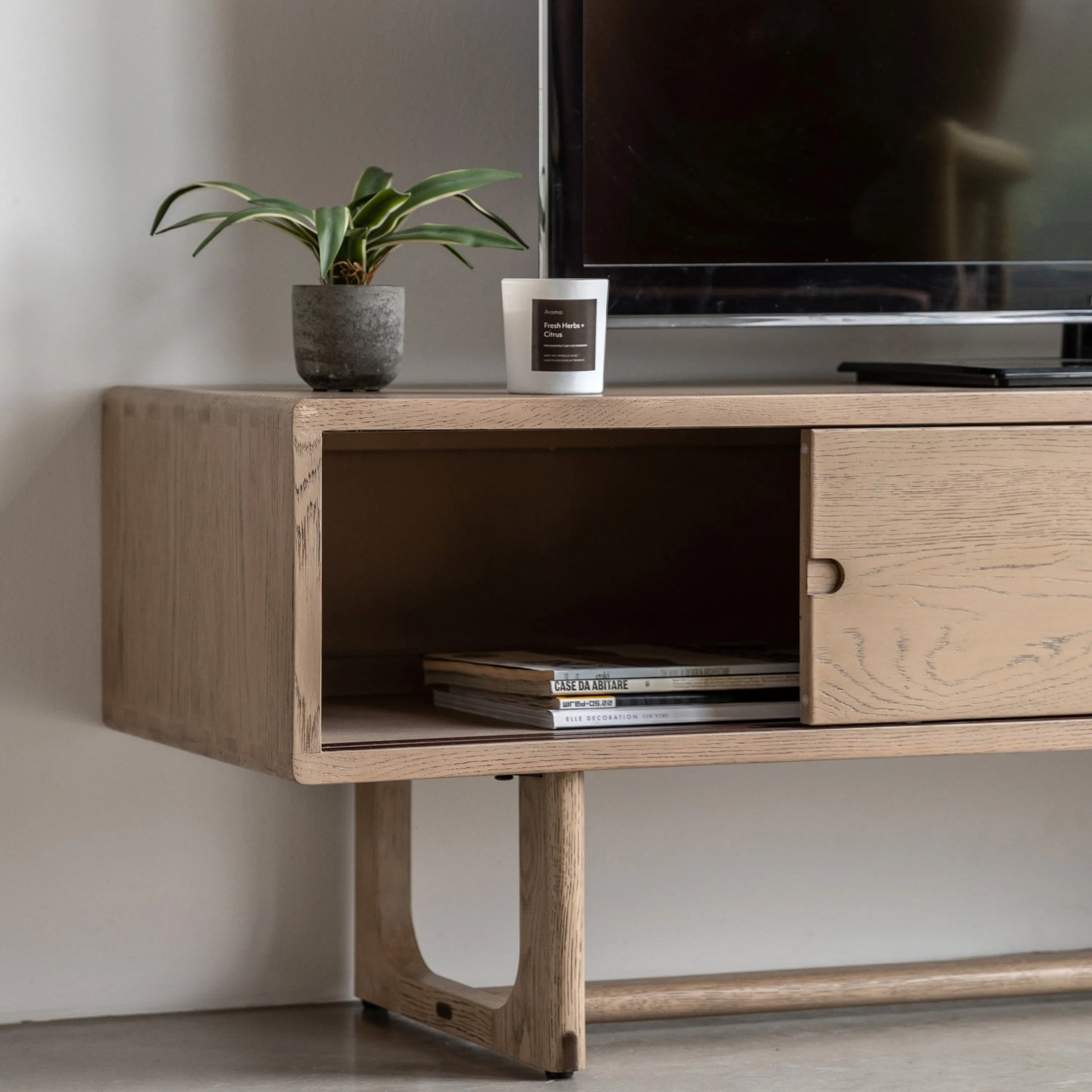 Gallery Direct Craft Media Unit Smoked
