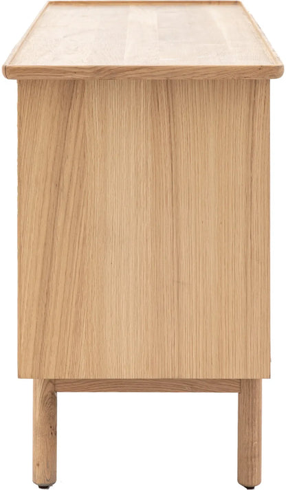 Gallery Direct Kingham 2 Door 3 Drawer Sideboard in Oak