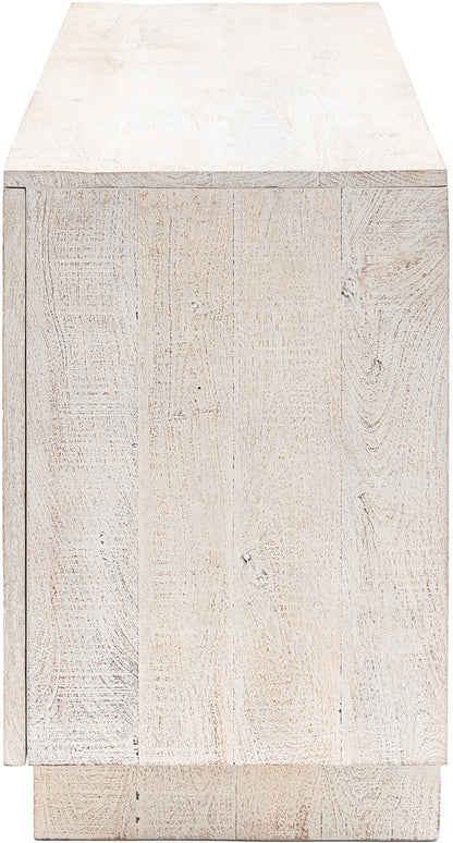 Gallery Direct Iowa 4 Door Sideboard Whitewash