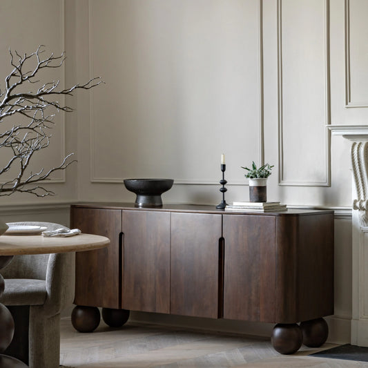 Gallery Direct Sculpt 4 Door Sideboard